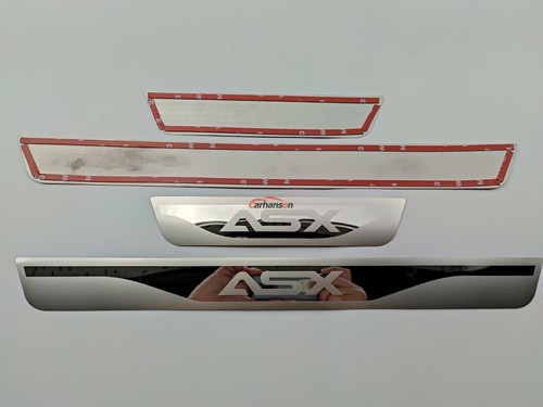Car Accessories For Mitsubishi ASX Door Sill Strip Protector Scuff Plate Cover - Picture 10 of 17
