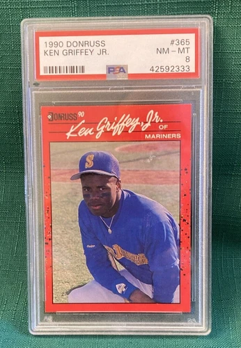 1990 Donruss Ken Griffey Jr. #365 - PSA 8 NM-MT Mariners