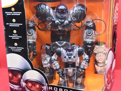 RARE WowWee Robosapien & Mini Robosapien CLEAR Interactive Robots
