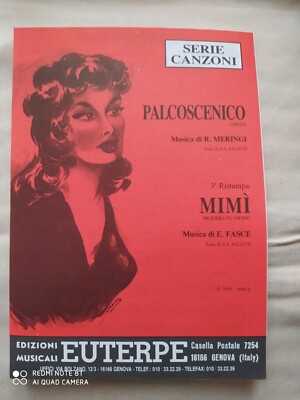 R. MERINGI ''STAGE'' - E. BANDS ''MIMI''' - 1990 - EUTERPE EDITIONS - GENOA