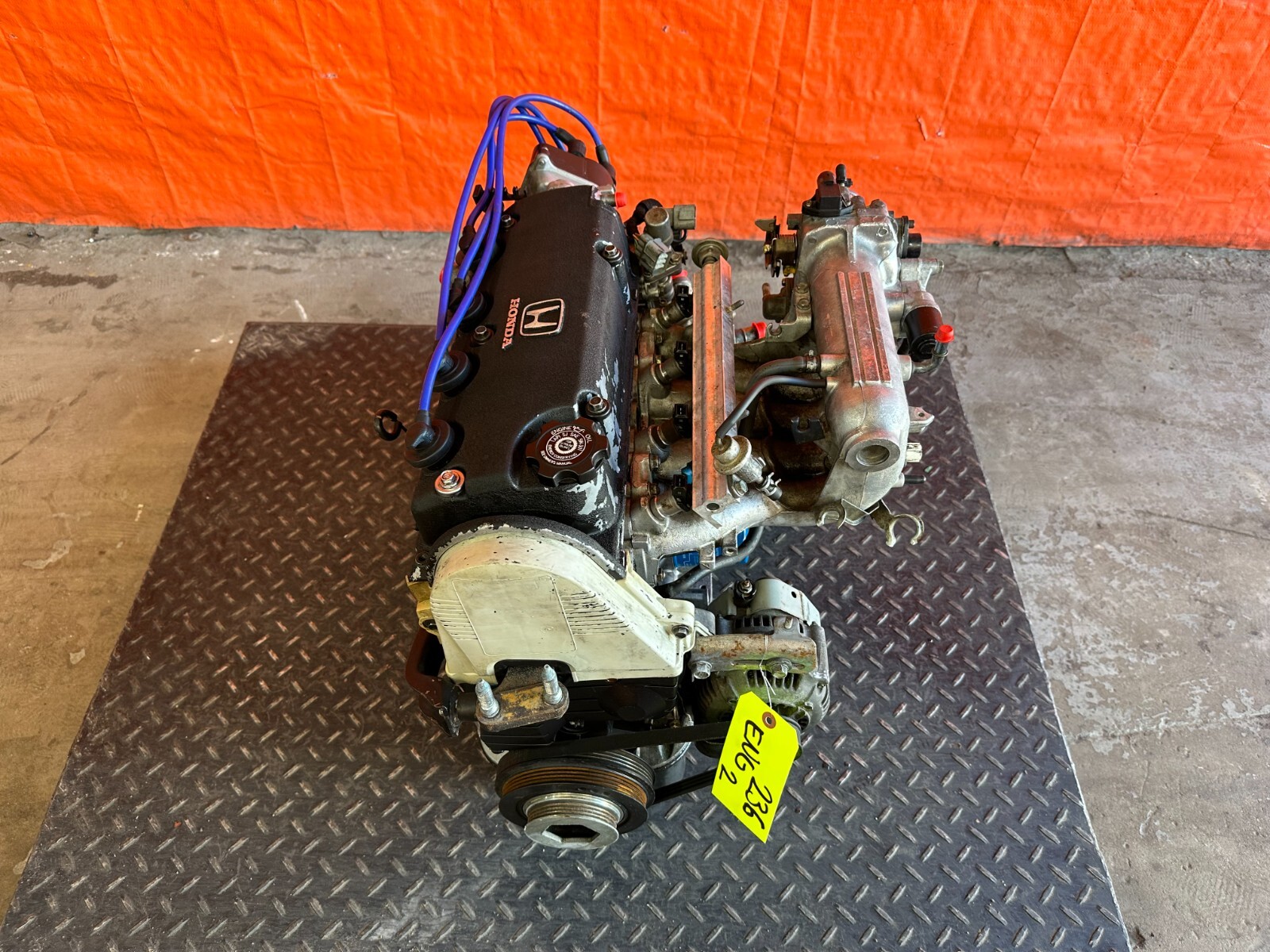 9200 HONDA CIVIC D16Z6 SOHC VTEC ENGINE AND TRANSMISSION SWAP D16