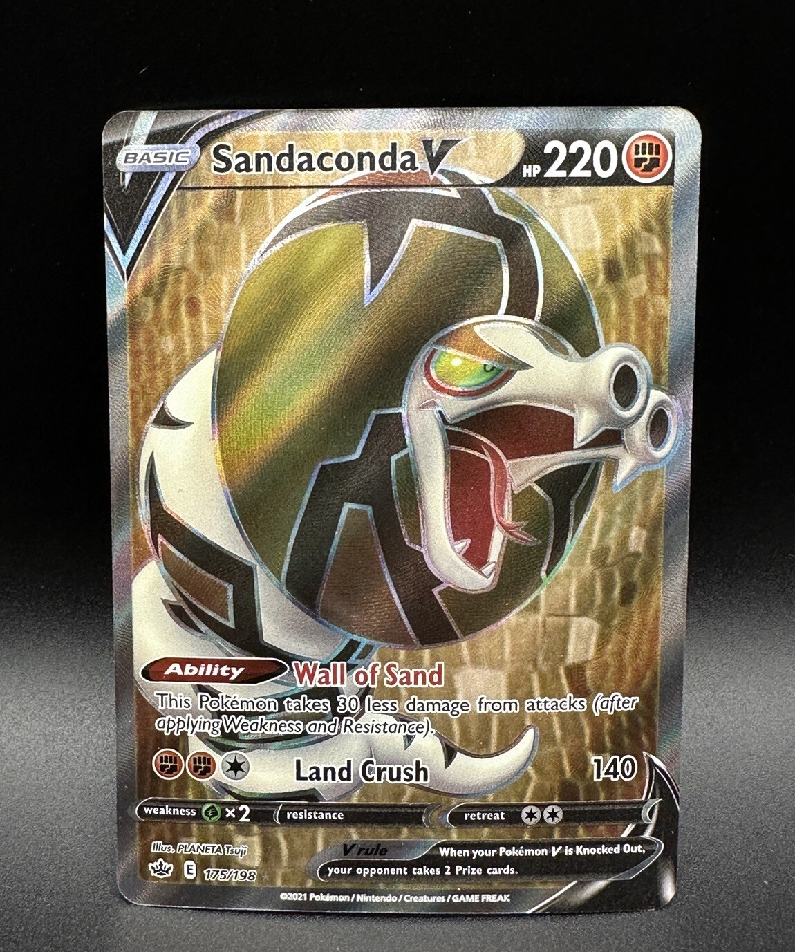 Sandaconda V 175/198 Pokemon Chilling Reign NM