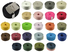 48",54",60",72" Military Canvas Old English Initial "J" Web Belt & Buckle 