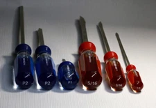 Husky Lot of 6 Srewdrivers  3 Slotted 3 Phillips Head USA Made NEW