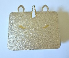 Justice Girls NEW Unicorn 75 Pc Makeup Case Tote Train Case Expanding NG1-555