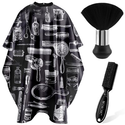 Capa de corte de pelo profesional, bata de peluquería y barbería