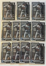 2924 Bowman Jacob Burke Prospect 1st Chrome Lot x11 White Sox
