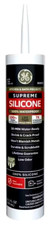GE Supreme 100 White Silicone For Kitchen  Bath Projects - 10.1 oz.