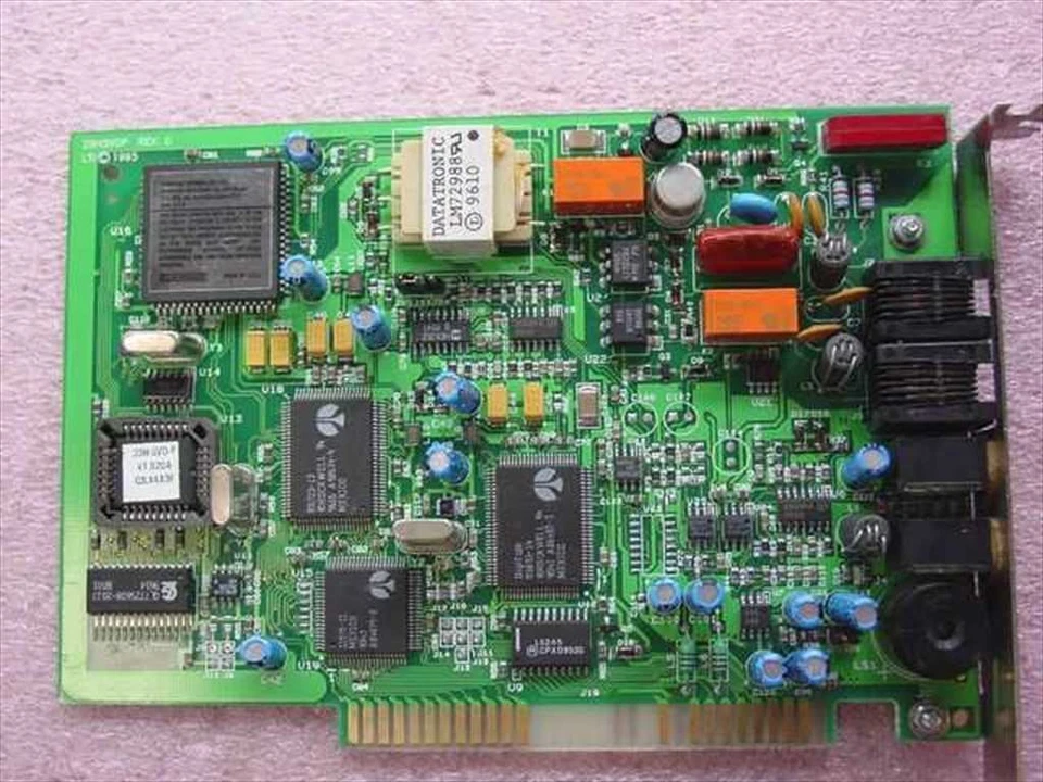 Logicode 16-Bit ISA 28.800bps Internal Fax Modem Card with Audio Ports 28HSVDP - Image 3 of 4