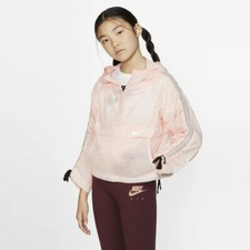NIKE SPORTSWEAR PACKABLE JACKET - PINK BV2845-682 GIRLS M
