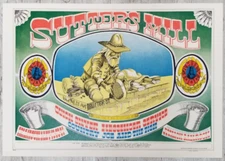 Vintage SUTTERS MILL FAMILY DOG POSTER AVALON BALLROOM QUICK SILVER