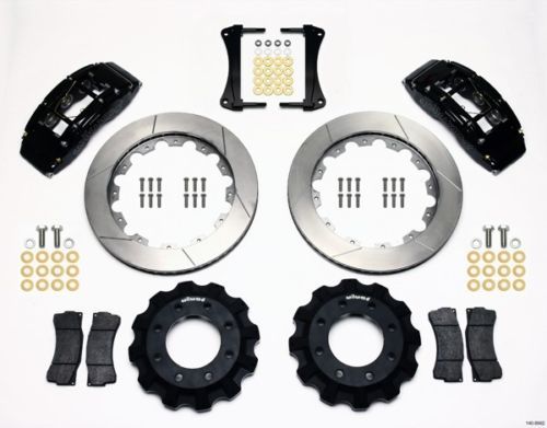 Wilwood TC6R Rear Kit 16.00in Red 1999-2010 GM H2 / 2500 4.63 Cntr main image 1