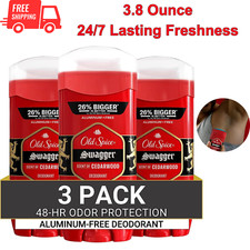3PK Aluminum-Free Men's Deodorant, 24/7 Odor Protection, Cedarwood Scent, 3.8 Oz