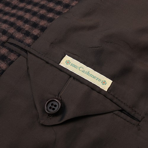 Kiton Modern-Fit Layered Check Cashmere Sport Coat 44R (Eu 54) NWT $7695 - Picture 11 of 12