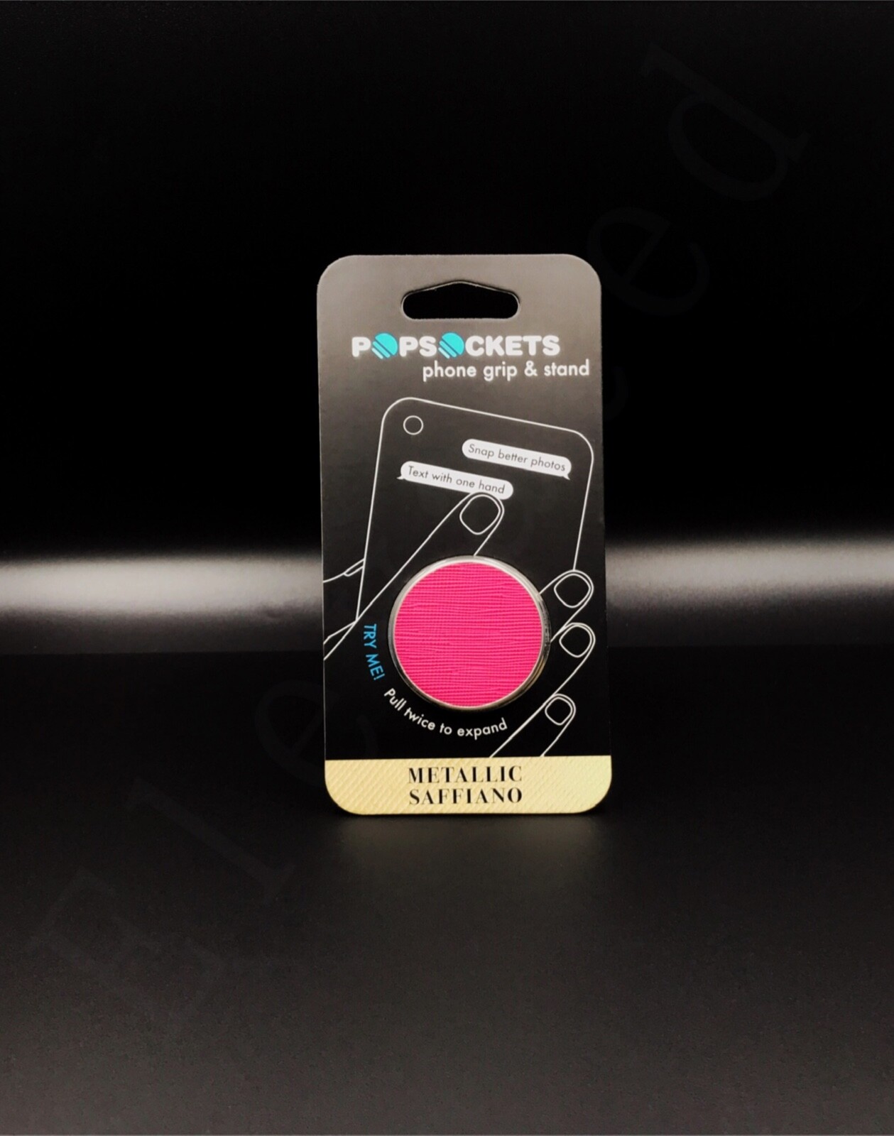 Authentic PopSockets Saffiano Pink PopSocket Pop Socket Phone Holder Grip Stand-image