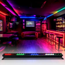 RGB Wall Wash Light Bar 252 LED DMX Stage DJ Beam Lighting Disco Party Effect US