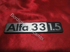 ALFA ROMEO 33 1.5 SCRITTA STEMMA SIGLA LOGO TARGHETTA BADGE EMBLEM FREGIO