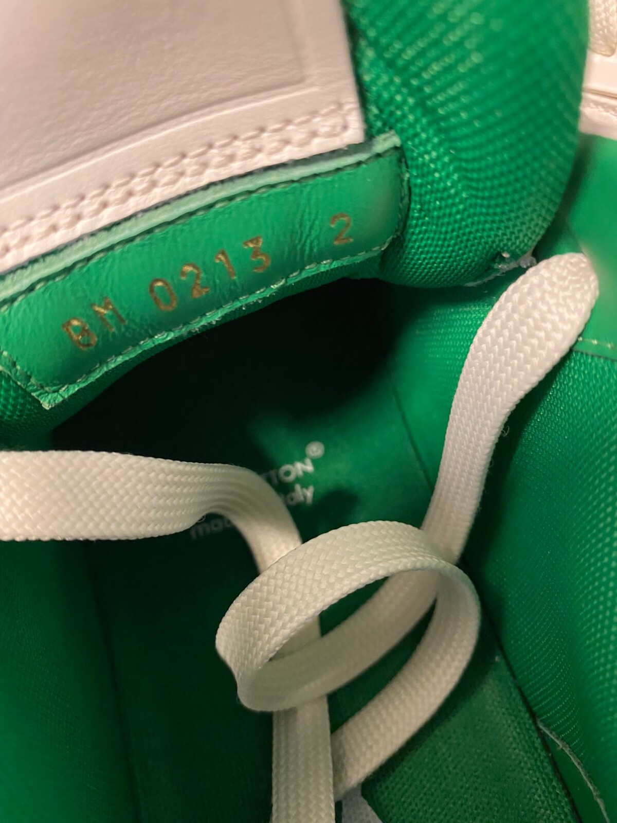 Louis vuitton monogram sneakers 1ABFAS 100percent authentic rare size image 3