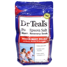 Dr Teal's Pure Epsom Salt Muscle Recovery Soak 2.5 lb Bag