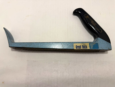 Great Neck Steadfast Versaplane Coarse Rasp-Cut File Hand Tool Blue/Black