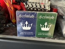 SCRIMISH 2 Player Card Game 2 Decks Strategy Memory & Misdirection Sealed