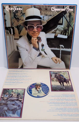Elton John Greatest Hits LP 1974 Vinyl MCA Records Vintage Excellent Condition