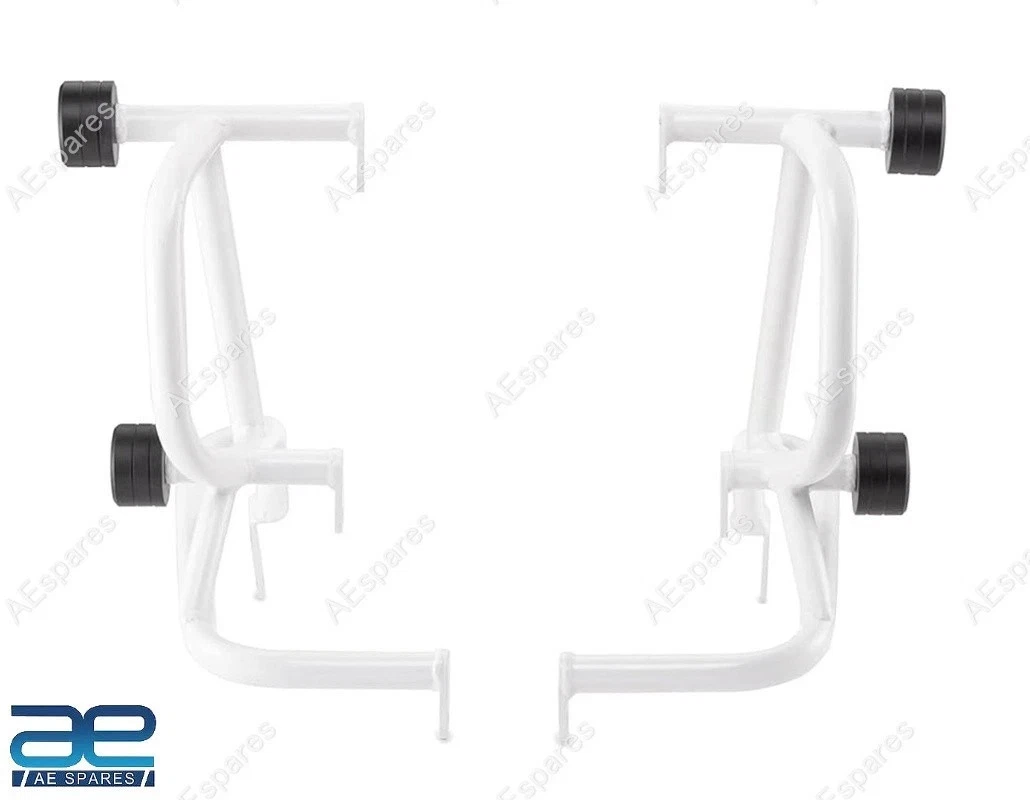 Engine Crash Guard With Sliders White For Triumph Speed 400 Scrambler 400 X view 3