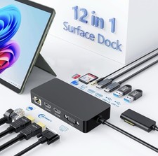 Surface Expansion Dock Triple Display, 12-in-...