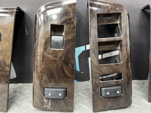 🔥 2011-2016 FORD F250 F350 PLATINUM WINDOW SWITCH BEZEL SET REAR HEATED SEATS - Foto 3 di 13