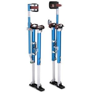 Drywall Stilts 36-50 Inch Aluminum Tool For Painting Taping Cosplay Walk Blue