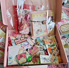 PINK MYSTERY TREASURE BOX Craft Scoop Junk Jo...