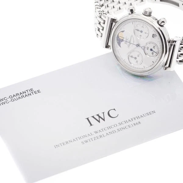 IWC SCHAFFHAUSEN DAVINCI IW373606 29mm SS White Dial Quartz  display picture 1