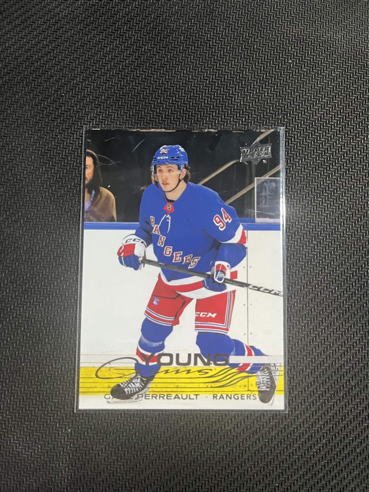 Gabe Perreault 2025-26 Upper Deck Series 1 Young Guns #202 Rangers