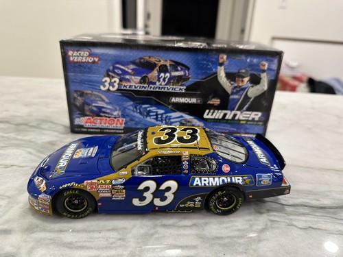 Kevin Harvick 2009 Armour Bristol Nationwide Raced Win Version 1/24 Diecast #33 - Picture 1 of 6