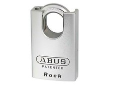 Image of ABUS Mechanical 83/55Mm Rock Hardened Steel Padlock Closed Shackle ABU8355CS