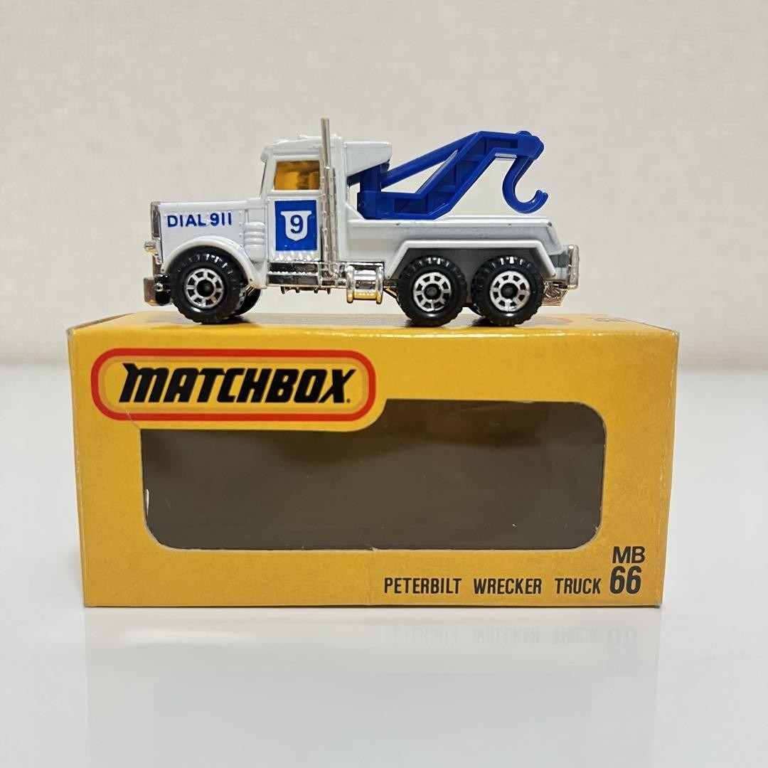 マッチボックス MB66 PETERBILT WRECKER TRUCK Matchbox Super Kings 1978 Peterbilt Tow Truck Lesney Heavy