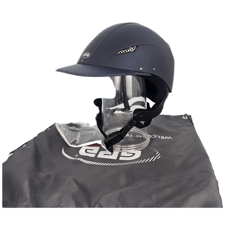 Horse Riding Helmet , Reithelm , Casco para montar a caballo GPA - Evo blu matt