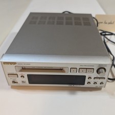ONKYO MD-105X MD Mini Disc Recorder Player High Speed Audio System Silver Tested