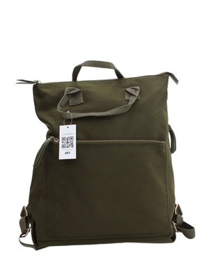 Oliver Bonas Herren Tasche grün Polyester mit Polyester Rucksack