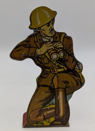 Marx Soldiers of Fortune Tin Litho Target 30 Infantry Captain