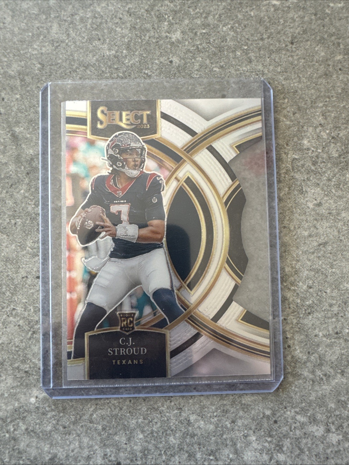 2023 Panini Select - Premier Level C.J. Stroud #183 Silver Prizm Die-Cut (RC)