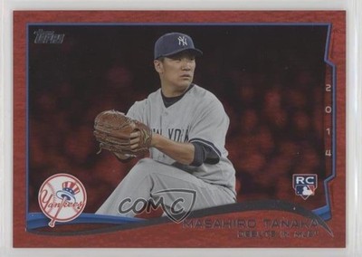 2014 Topps Update Checklist Red Hot Foil Masahiro Tanaka #US-200 Rookie RC 0c6