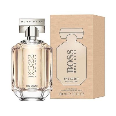 The Scent Pure Accord by Hugo Boss for Women 3.4oz Eau De Toilette Spray NIB