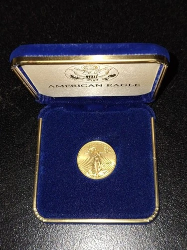 🌟 2000-W American 1/4 oz Gold Eagle $10 PROOF Coin IN CAPSULE ONLY (NO OGP)