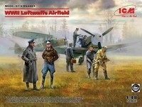 Icm Wwii Luftwaffe Airfield Messerschmitt Bf 109F-4, Hs 126 B-1 1:48 DS4801 4801