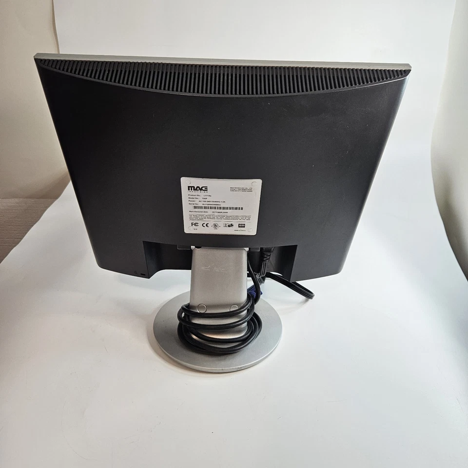 MAG Innovision 17" Flat Screen Monitor 700P.....LT716S - Image 4 of 4