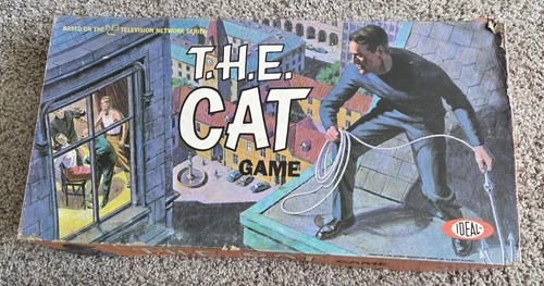 Vintage, 1966 The T.H.E. CAT GAME, IDEAL Board game, Complete
