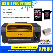 ACHI 33cm DTF PRO Printer Double XP600 Print ...