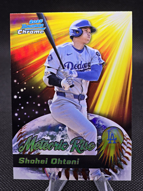 Topps 2025 Bowman Chrome Meteoric Rise Shohei Ohtani #MR-12 Dodgers