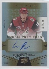 2016 Upper Deck Trilogy Rookie Premieres Level 2 /275 Christian Dvorak Auto 8tn